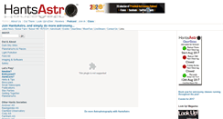 Desktop Screenshot of hantsastro.org